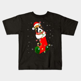 Boxer Dog Christmas Tree Kids T-Shirt